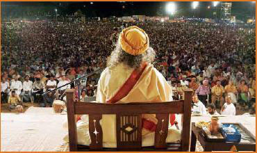 Sadhguru at a Mahasathsang
